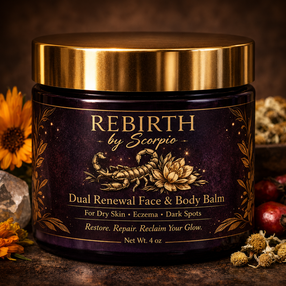 Dual Renewal Face & Body Balm 4oz